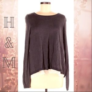 H&M Pullover Sweater with sheer back
